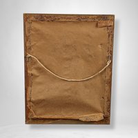 Vintage Framed 9x7" Sacred Heart of Jesus Print: Religious Art Collectible