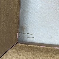 Vintage Framed 9x7" Sacred Heart of Jesus Print: Religious Art Collectible