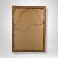 1933 Framed Charcoal Sketch of Franklin Roosevelt: Historical Artwork