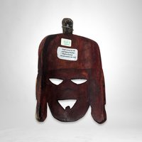 Hand-Carved Wooden Tribal Mask - Kenyan Wall Art Masterpiece