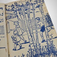 Vintage 1947 'At Play Easy Growth in Reading' Children's Book 