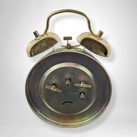 Vintage Celestial Seasonings Metal Sleepytime Wind Up Alarm Clock – Timeless Celestial Charm for Sweet Dreams