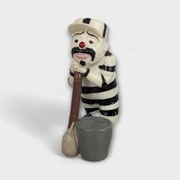 Vintage Lil Homies Psycho 8 Ball and Stripe Clown Figurines - Collectible Street Culture Art