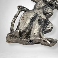 Charming Set of 3 Vintage Metal Clown Figurines - Whimsical Collectibles for Home Decor