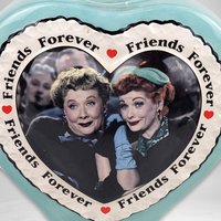 I Love Lucy Heart Shaped 'Friends Forever' Teapot - Slightly Imperfect Collectible