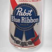 Pabst Blue Ribbon Can Shaped Glass - Unique Beer Lover's Collectible