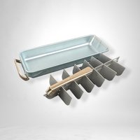 Vintage Frigidaire Quickube Aluminum Ice Cube Tray - Classic Retro Kitchen Collectible