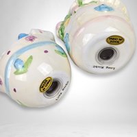 Vintage Ceramic Easter Bunny Egg Salt and Pepper Shakers