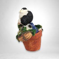 1996 Mary Moo Moos 'I Pick Moo' Cow Figurine - Whimsical Collectible Cow Decor