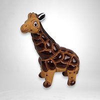 Vintage Clay Chubby Giraffe Figurine