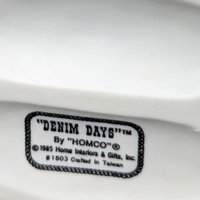 1980s Homco Denim Days Ceramic Figurine: Your Choice of Nostalgic Collectibles