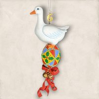 Vintage Dept. 56 12 Days of Christmas 6 Geese a Laying Ornament: Holiday Collectible