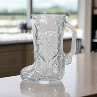 Libbey of Canada Cowboy Boot Glass Mug: Saddle Up for Sips with Style