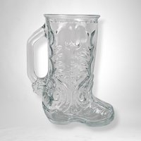 Libbey of Canada Cowboy Boot Glass Mug: Saddle Up for Sips with Style
