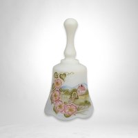 Vintage Fenton Hand Painted Musical Bell, Signed by J. Cutshaw – Collectible Melodic Artistry