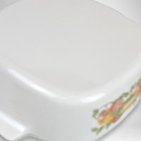Corning Ware Garden Harvest Square A-2-B Casserole Dish with Lid