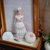 Vintage Homco Victorian Lady Figurine 1431 – Elegant Collectible Home Decor