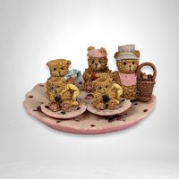 Adorable Belovable Bears Miniature Tea Set for Tea-Time Delights