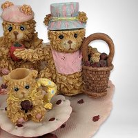 Adorable Belovable Bears Miniature Tea Set for Tea-Time Delights