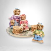 Charming C&F Enterprises Spring Puppies Miniature Tea Set for Delightful Tea Time