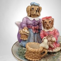 Charming C&F Enterprises Spring Puppies Miniature Tea Set for Delightful Tea Time