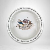 Charming Wedgwood Beatrix Potter Peter Rabbit Bowl and Egg Cup Set