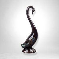 Home Decor Charm: Vintage Enesco Swan, A Touch of Porcelain Perfection