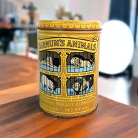 Vintage 70's Barnum's Animal Crackers Tin: 1914 Replica Collectible