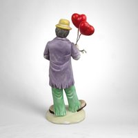 Vintage Flambro 7.5" Emmett Kelly Jr. Clown with Balloons Figurine: Timeless Collectible