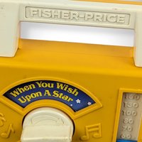 Vintage 1980 Fisher Price Toy Radio - Musical Magic When You Wish Upon a Star