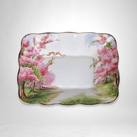 Royal Albert Blossom Time Rectangle 5" Sweet Meat/Trinket Dish: Elegant Floral Decor