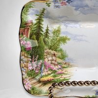 Royal Albert Kentish Rockery 5" Rectangular Sweet Meat/Trinket Dish: English Garden Elegance