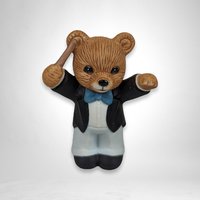 Set of 6 Homco Orchestra Ceramic Bear Figurines 1422: Musical Harmony Collection