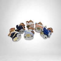 Set of 6 Homco Occupation Bear Ceramic Figurines 8805