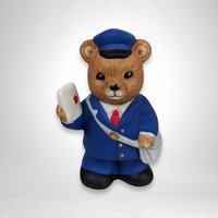 Set of 6 Homco Occupation Bear Ceramic Figurines 8805