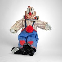 1985 Vintage Creepy Clown Doll - A Hauntingly Unique Collectible