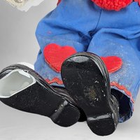 1985 Vintage Creepy Clown Doll - A Hauntingly Unique Collectible