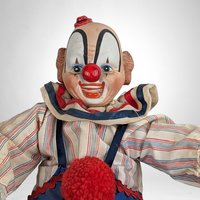 1985 Vintage Creepy Clown Doll - A Hauntingly Unique Collectible
