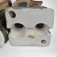 1990s Lillian Vernon Christmas Village: Set of 3 Festive Collectible Pieces