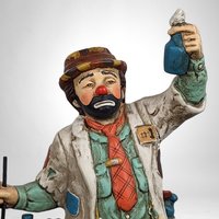 Melody in Motion Hobo Clown Figurine - Danger! Pharmacist at Work