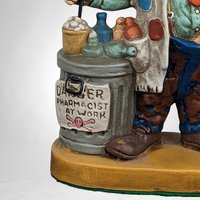 Melody in Motion Hobo Clown Figurine - Danger! Pharmacist at Work