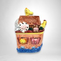 Noah's Ark Cookie Jar - Whimsical Kitchen Storage and Décor