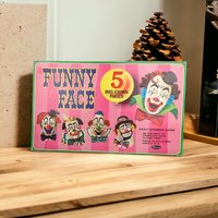 Vintage 1968 Funny Face Clown Game: Nostalgic Fun and Laughter