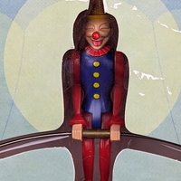 Vintage Schylling Circus Balance Man Toy: Nostalgic Circus Fun