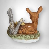 Vintage Homco Fawn Figurine 8879 - Charming Collectible Décor