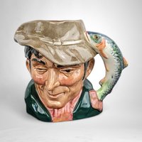Vintage Royal Doulton 'The Poacher' Character Toby 4" Mug