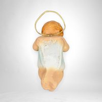 Vintage Chalkware Baby Wall Hanging: Cherished Nostalgia for Your Nursery