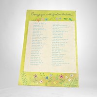 1964 Whitman Collection of 50 Songs for Children: Timeless Musical Delights for Young Hearts