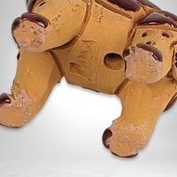 Vintage Clay Chubby Giraffe Figurine