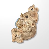 Vintage Stone Critters Storyteller Mouse Figurine #SC-860: Whimsical Collectible